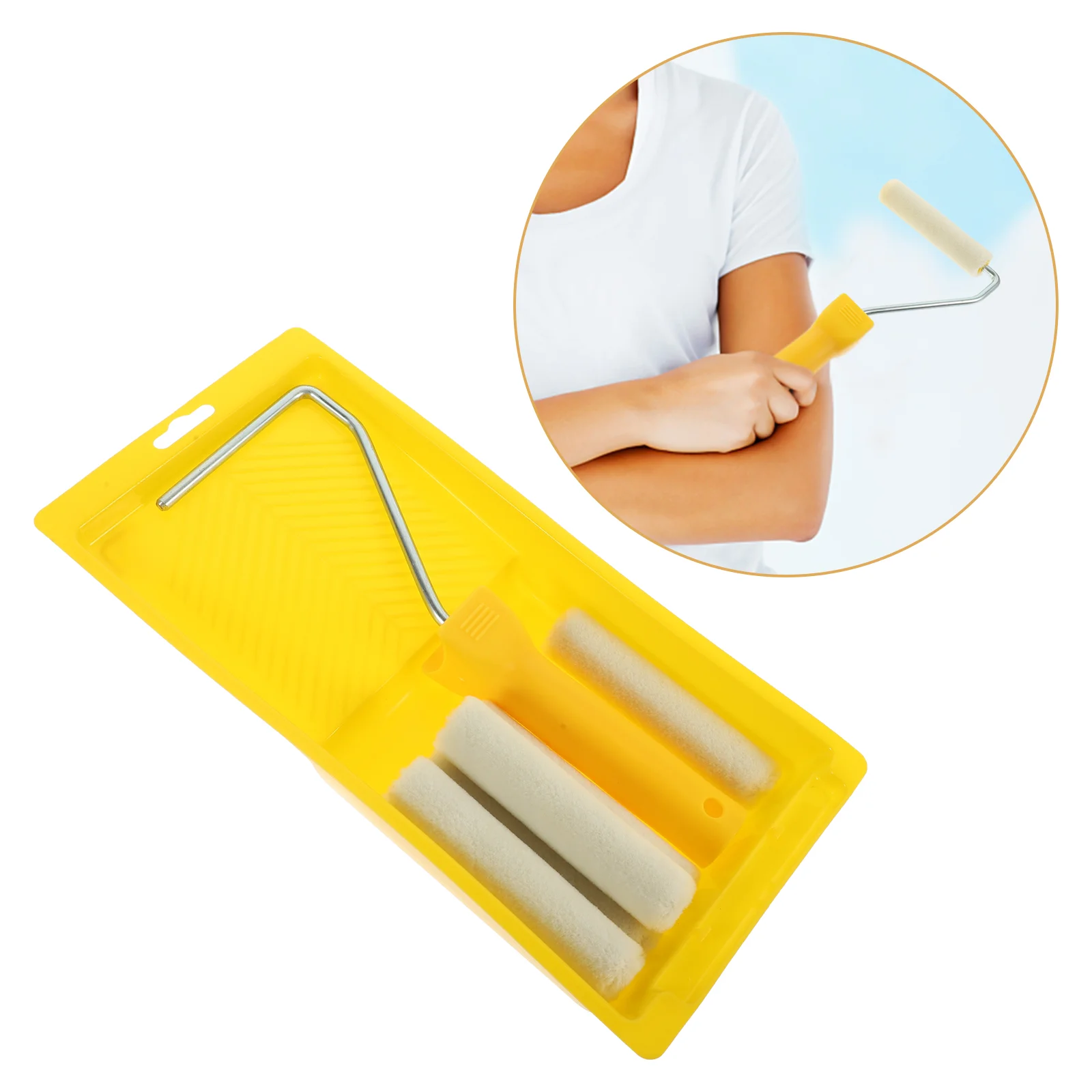 

Floor Roller Ceiling Paint Corner Painting Rollers House Supplies Holder Sponge