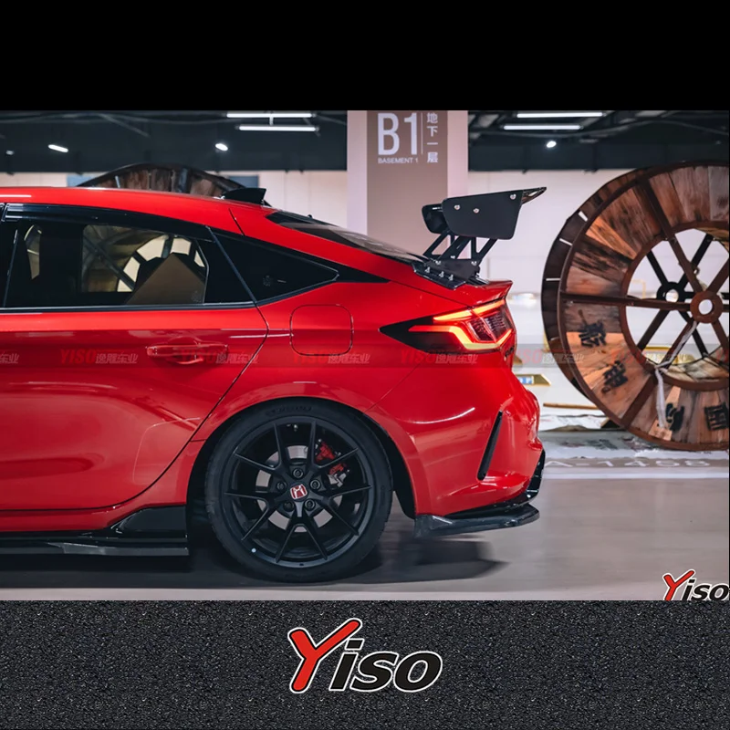 Фото Подходит для Civic 11-го поколения FL5 TYPER: карбоновое крыло VOLTEX, аэродинамический комплект, карбоновый спойлер FL5 VOLTEX BIG Empennage. №4