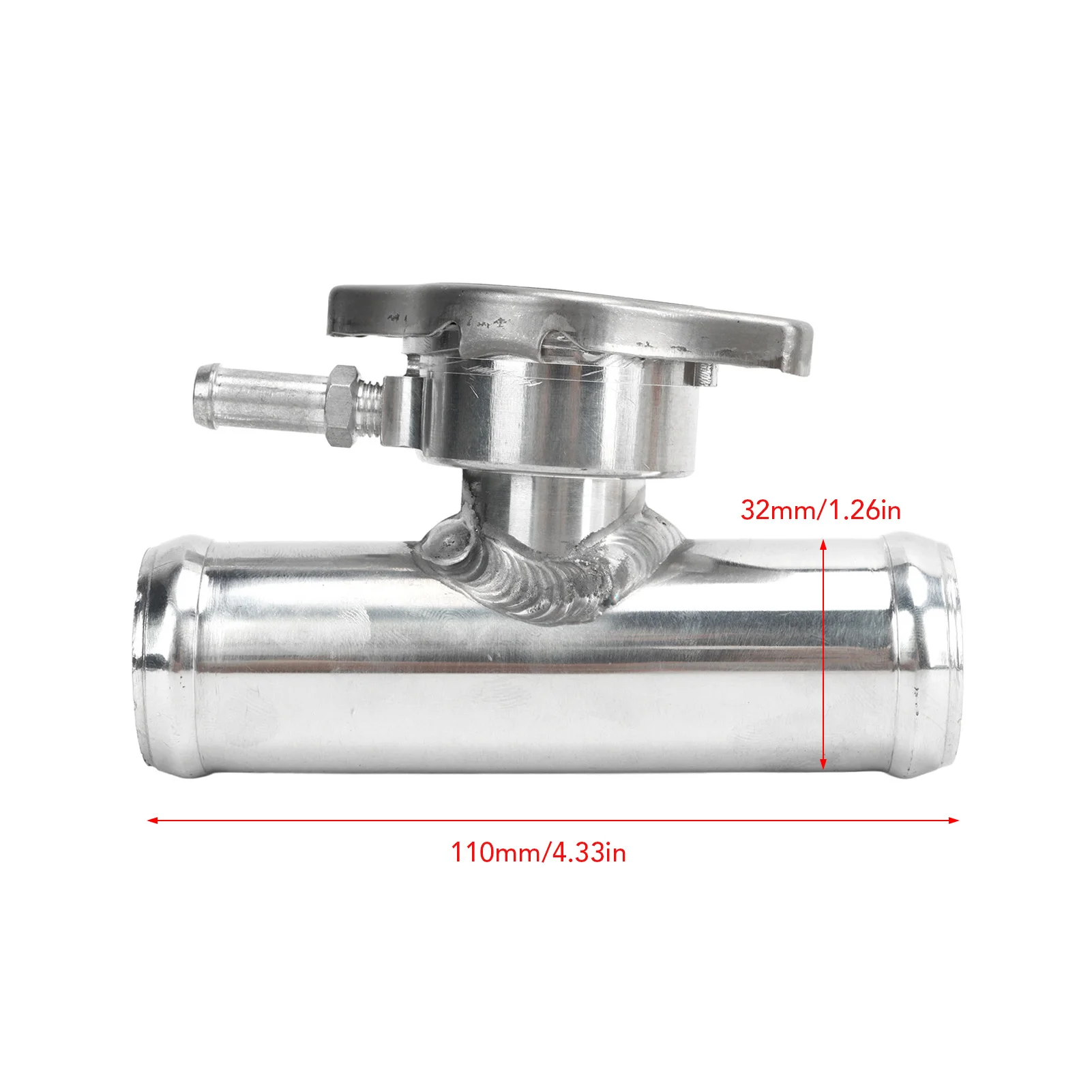 T6061 Заливная Горловина Радиатора Из Полированного Алюминия 16PSI 32 Мм 1-1/4 Дюйма