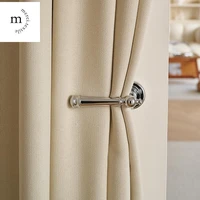 nordic curtains for living room dining bedroom custom luxury modern high quality cream white alpaca shading soundproofing window
