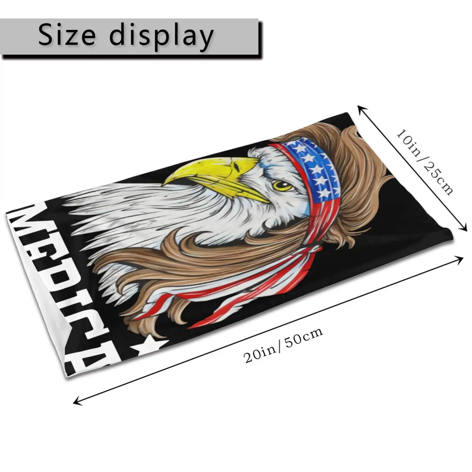 Американская патриотическая мужская бандана Merica Bald Eagle маски тканевый