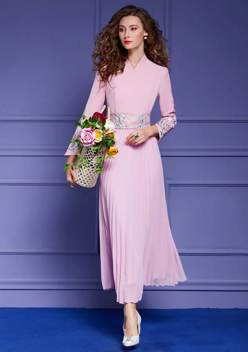 Женское винтажное коктейльное платье элегантное розовое шифоновое