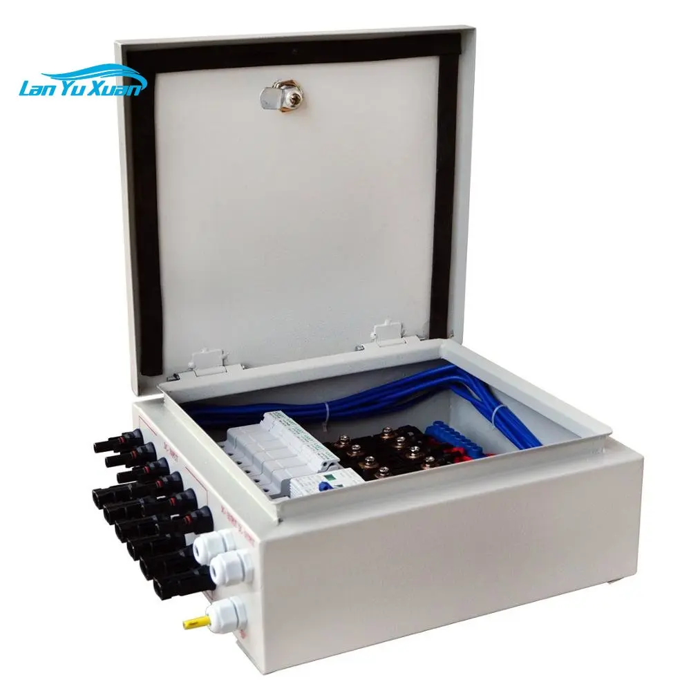 

6 String Solar Panel Combiner Box with 10A Circuit Breaker PV