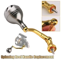 new aluminum fishing reel handle replacement for spinning reel foldable metal handle knob 2000 5000 spinning reel rocker arm