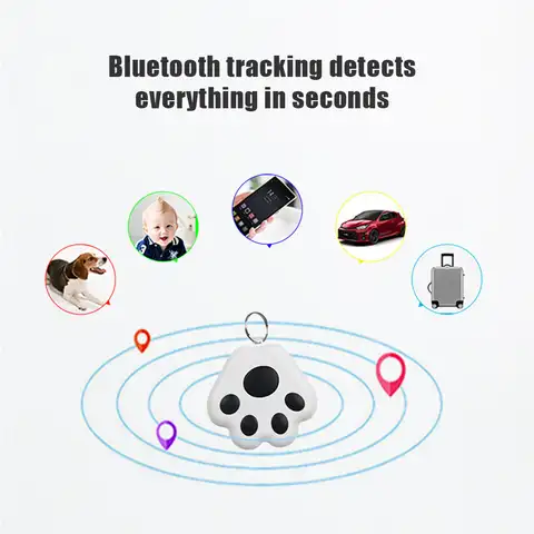 Беспроводной Bluetooth GPS-трекер для домашних животных, скрытый мини-умное устройство слежения против потери, новое устройство для собак, кошек, локатор, ошейник для домашних животных, аксессуары