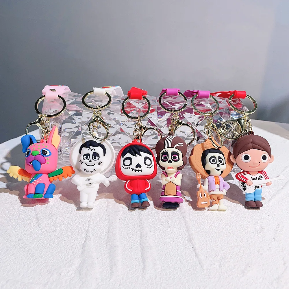 

Силиконовые брелки с мультяшной фигуркой из мультфильма «Коко»