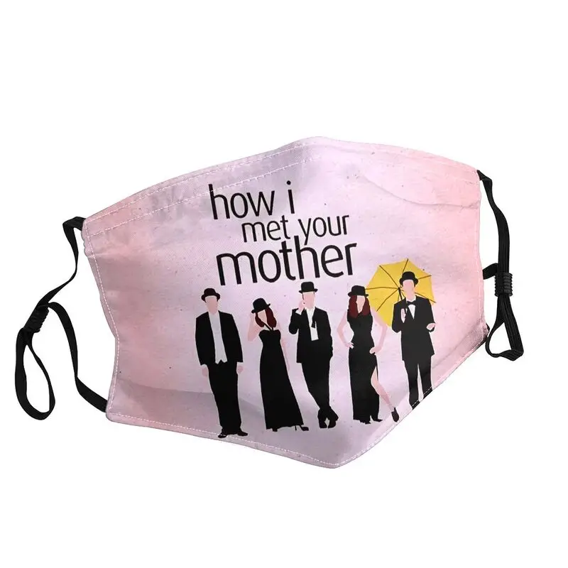 

How I Met Your Mother Non-Disposable Mouth Face Mask Intervention TV Show Anti Haze Dustproof Protection Cover Respirator Muffle