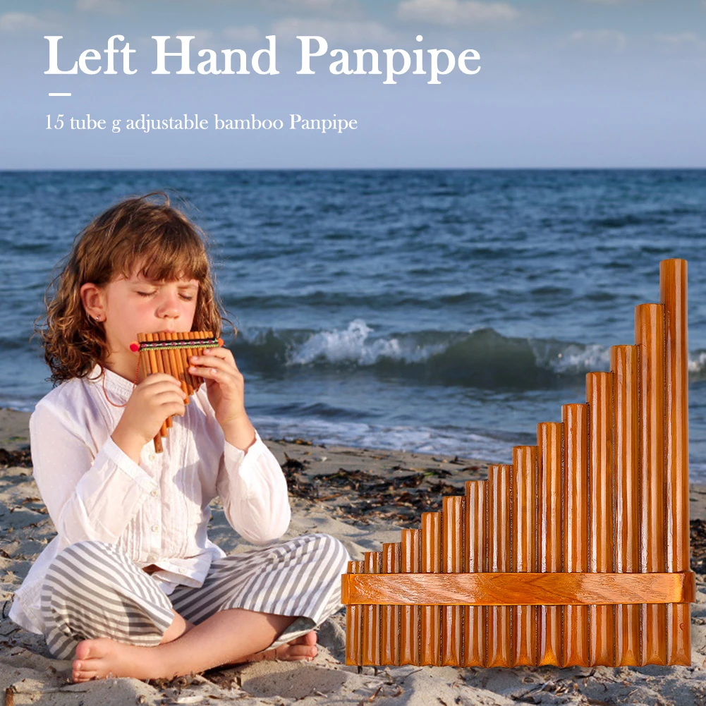 

Кастрюля из натурального бамбука, 15 труб, духовая труба, G бамбуковая кастрюля, G ключ, левая ручка, инструменты для начинающих