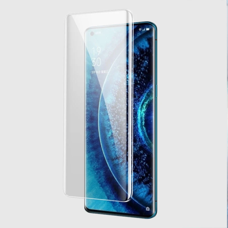 jgkk uv glass full glue cover screen protector for oppo find x5 x2 x3 pro x2 x3 neo x3neo x5pro curved tempered glass for find x free global shipping