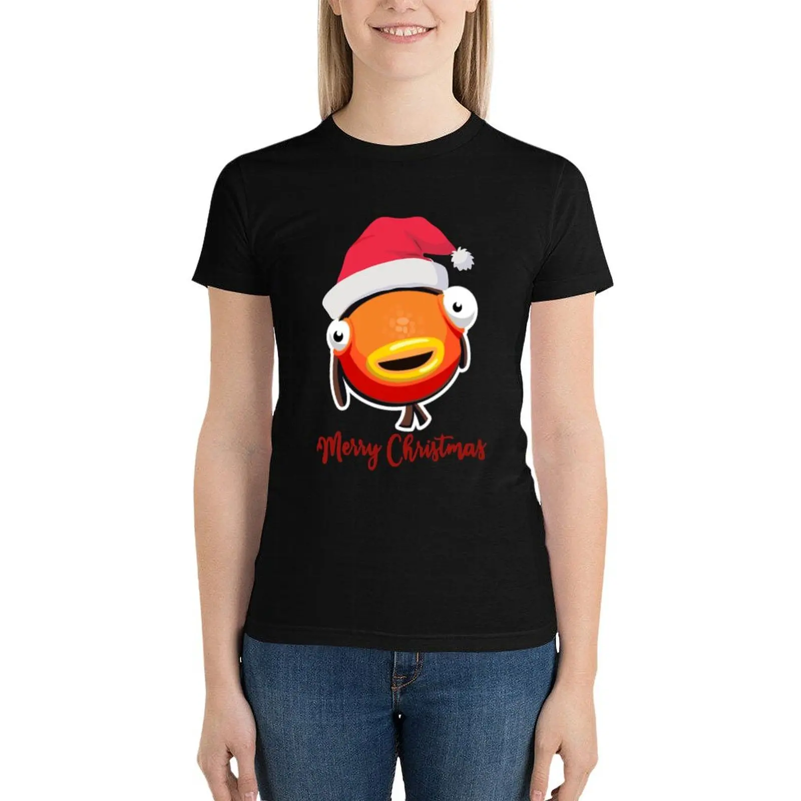 FISHSTICK YEET футболка с оборками кавайная одежда корейская мода черные футболки для