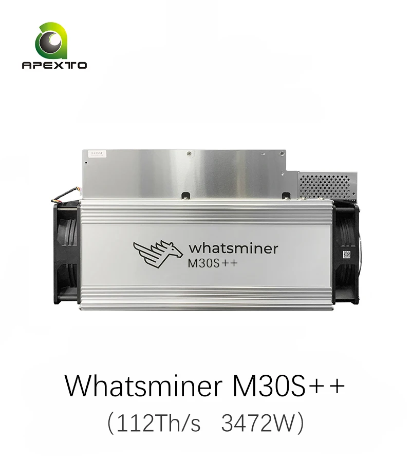Лучшая цена Майнер биткоинов Whatsminer M30s ++ 106TH/s 108T 112T Стандартный алгоритм BTC MicroBT