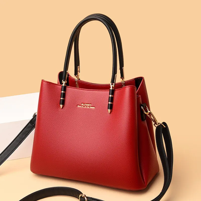 

Vintage High Capacity Crossbody Bags for Women 2022 New High Quality PU Leather Handbags Women Travel Shoulder Bags Tote Bag