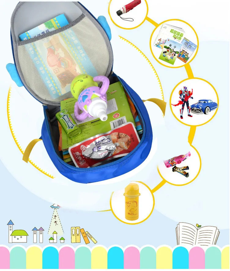 Children Cute Backpack In Kindergarten Baby School Bags Cartoon Chicken Eggshell Bag Girls Boys Backpack