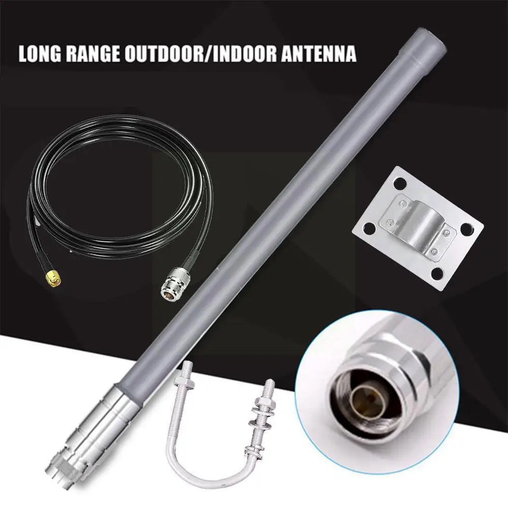 

Всенаправленная антенна из стекловолокна для Lora IoT 868M/915MZH, беспроводной модуль 3DBI, стандартный водонепроницаемый Стеклопластик C2A7