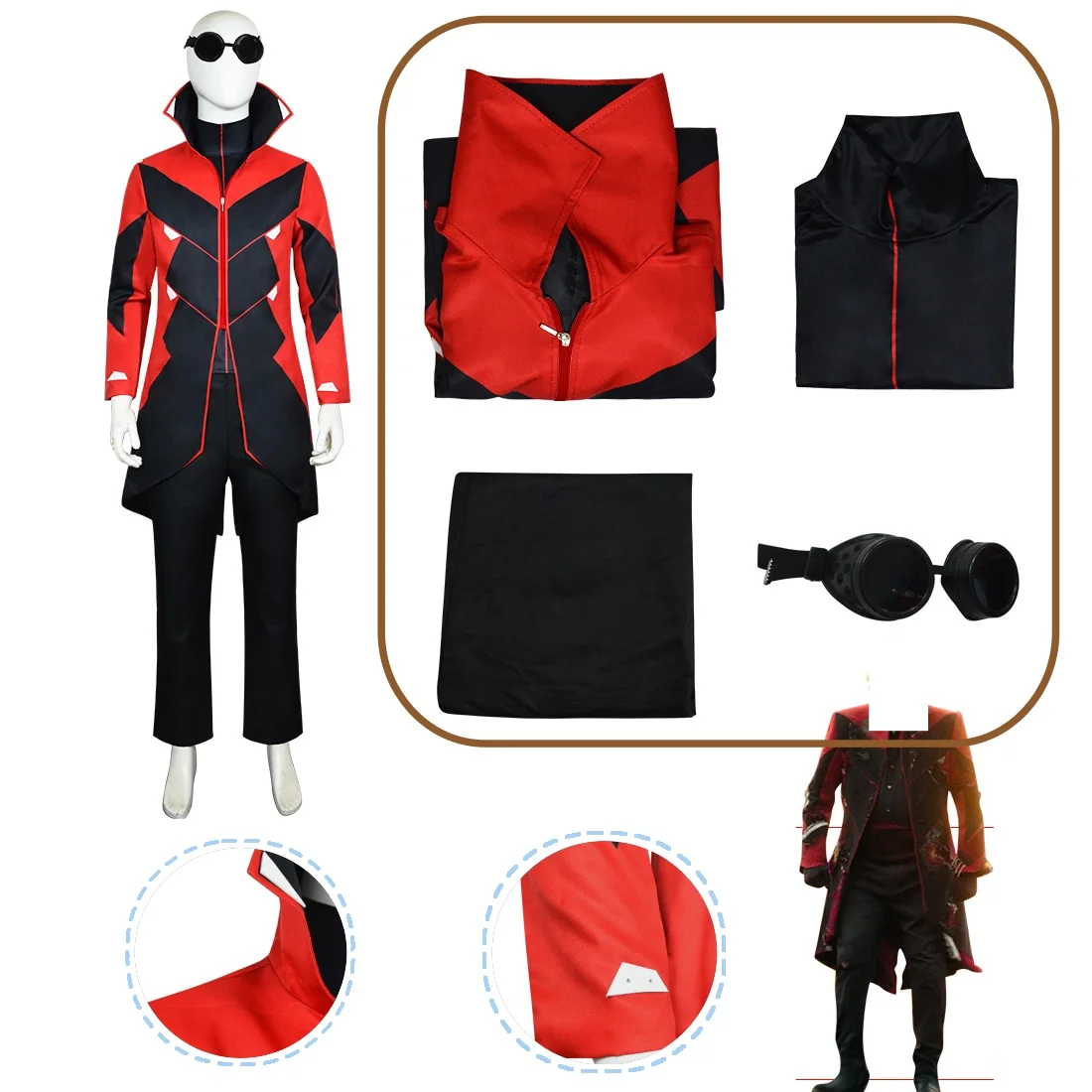 Dr Eggman Cosplay Costume Ivo Robotnik Halloween Cos Clothes Anime The Hedgehog 2 Coat Glasses Full Set Carnival Suit Uniforms