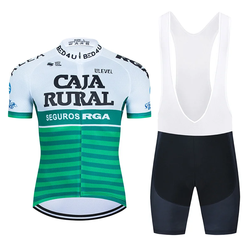 

2022 CAJA команда Велоспорт Джерси летняя MTB велосипедная одежда мужская дорожная велосипедная рубашка нагрудники Шорты Ropa Ciclismo Maillot брюки кост...