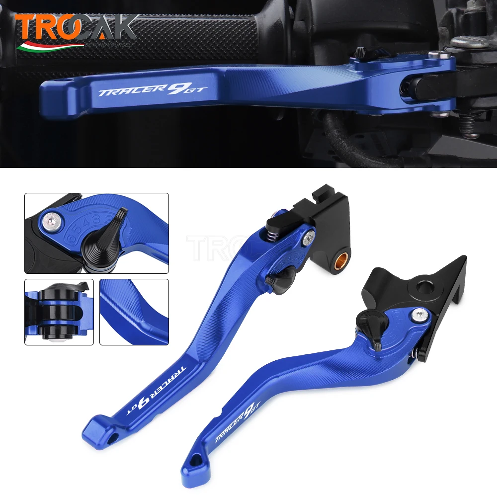 

Новинка 2022, для YAMAHA Tracer 9 GT 2021 2022, аксессуары для мотоциклов, короткие регулируемые рычаги тормозного сцепления, трассировщик 9 GT