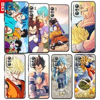 dragon ball z goku anime for xiaomi redmi k50 gaming pro 5g 10 9 9a 9c 9t 8 7 6 5 4x tpu soft black phone case funda coque cover