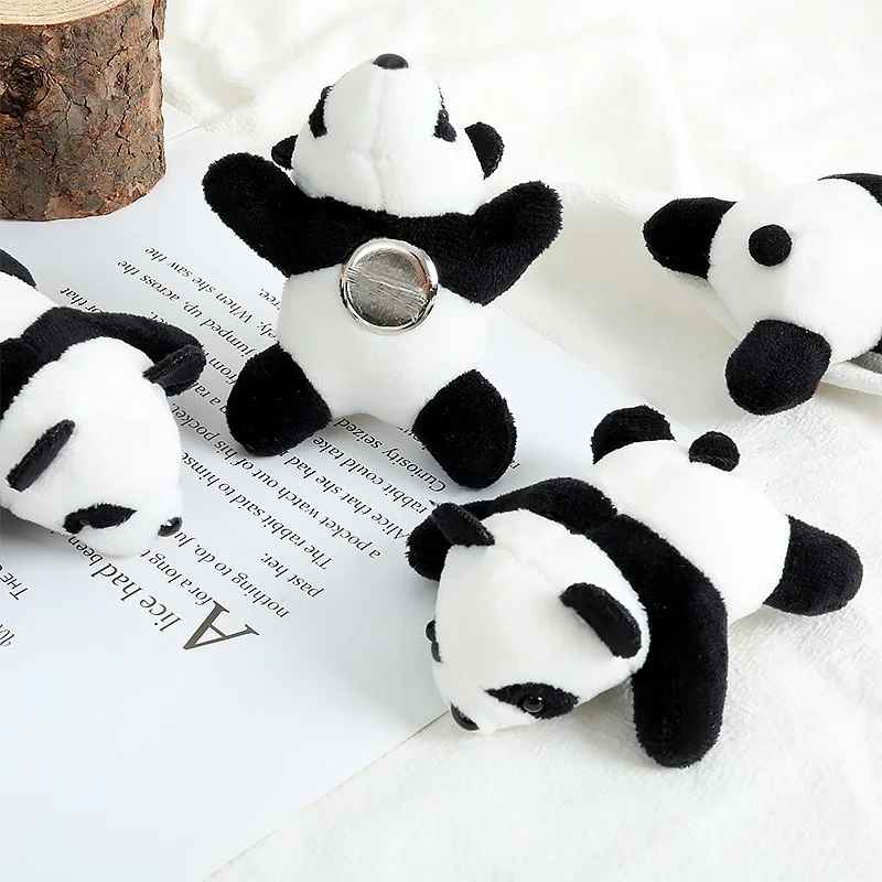 

Мультяшная сетка, красная трехмерная Φ плюшевая кукла-панда ins pupupui panda, ювелирные изделия, подвеска для школьного портфеля