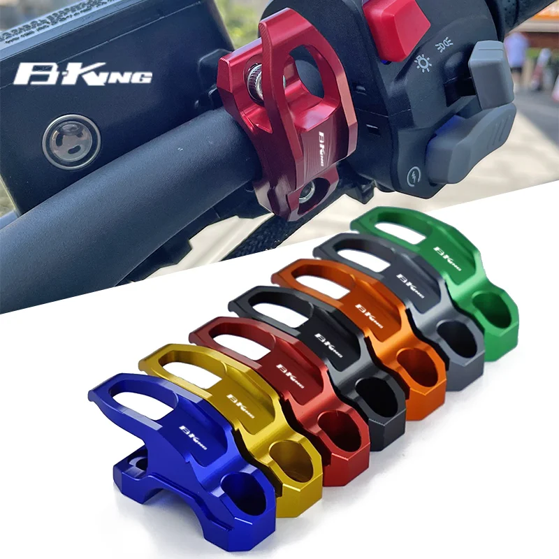 

For Suzuki B-KING 1300 Bking 1340 Bking1300 Motorcycle CNC Brake Master Cylinder Bracket Bag Luggage Clamp Holder Helmet Hook