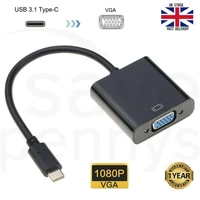 usb 3 1 type c to vga monitor projector cable adapter for macbook chromebook hd