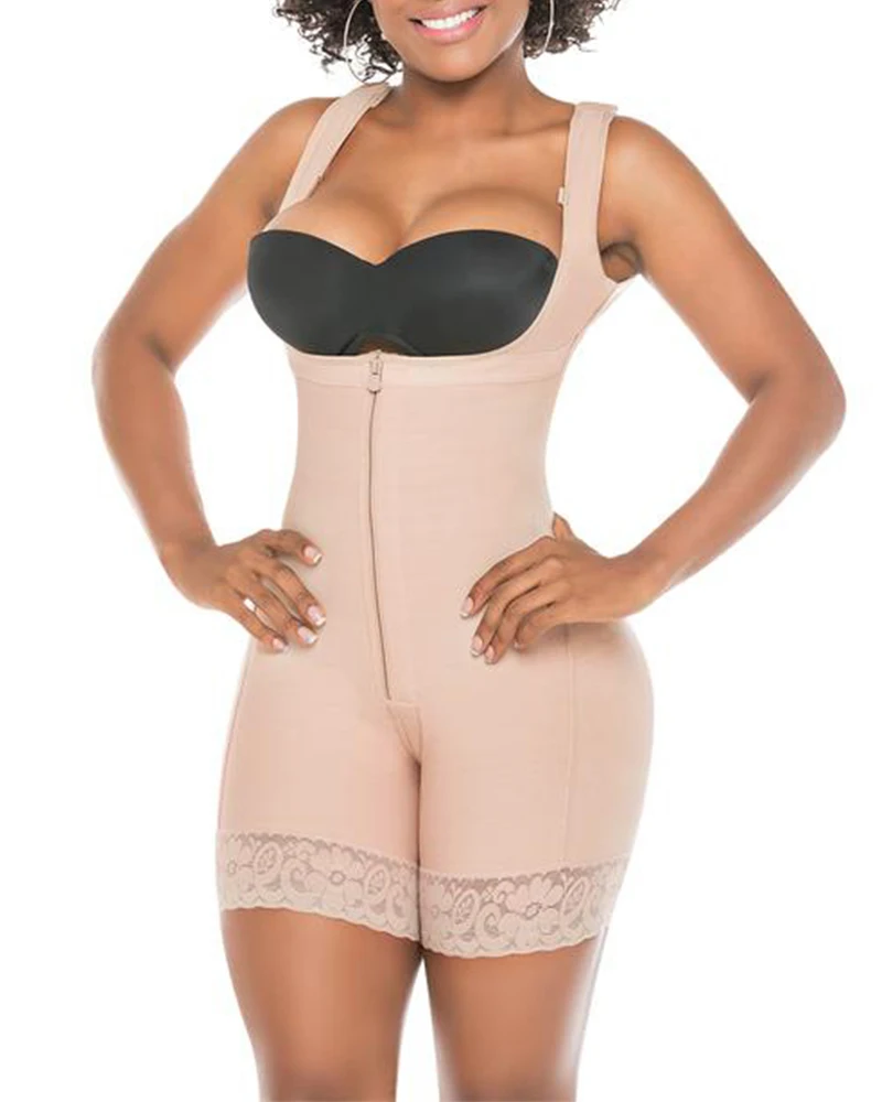 Women Body Shaper ​Underwear Thigh Trimmer Корсет Bodysuit Shapewear For Weight Loss Strapless Slimming Compression Corset