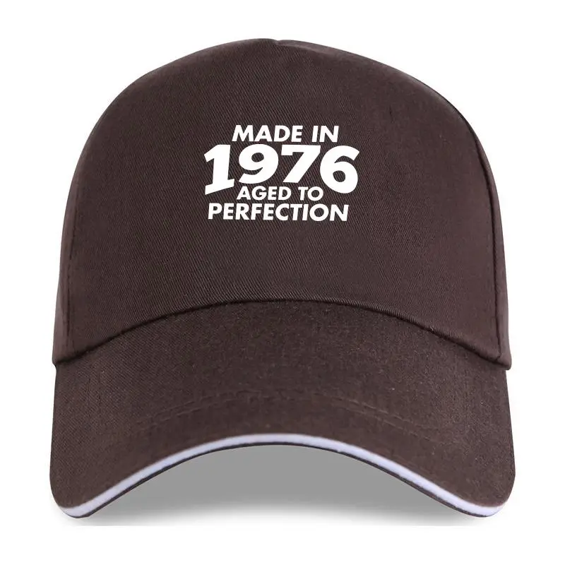 

2022 Fashion Hip Hop Cotton Men& Baseball Cap Made In 1976 - Aged To Perfection Crew Neck Summer