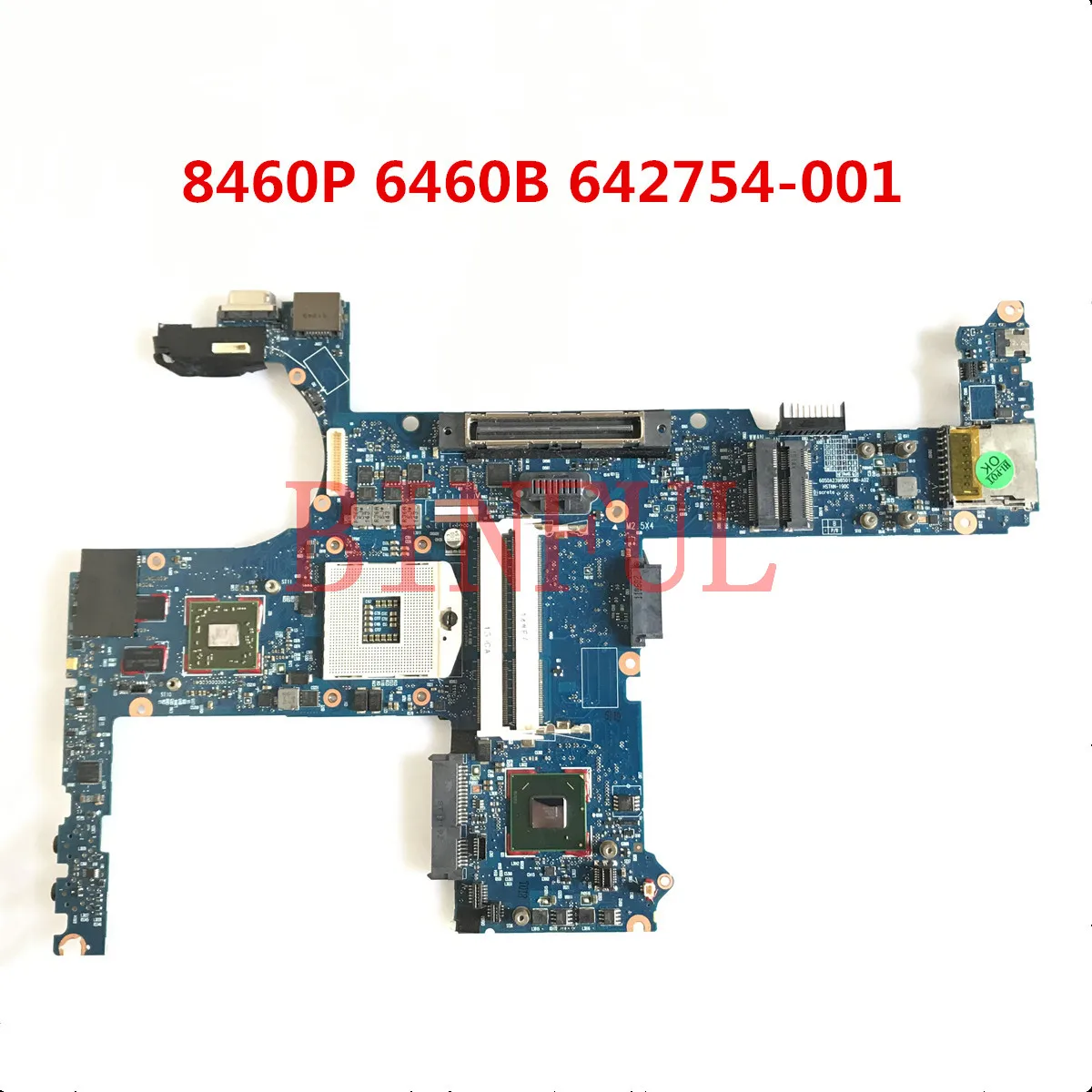 High Quality Mainboard For 8460P 6460B Laptop Motherboard 642754-001 642754-501 642754-601 QM67 1GB DDR3 100% Full Working Well