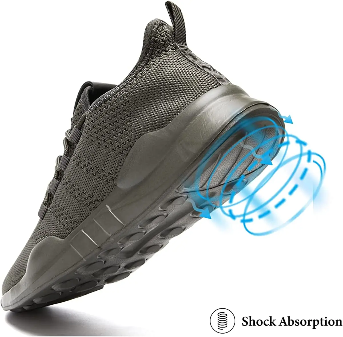 Damyuan Men Work Shoes Lightweight Sneakers Women Fashion Casual Walking Shoes Breathable Slip on Mens Loafers Zapatillas Hombre