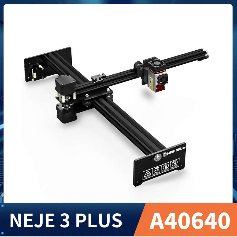 

NEJE 3 Plus 80W A40640 Dual Beam Laser Engraver and Cutter, 255x400mm CNC Wood Router / Engraving / Cutting Machine