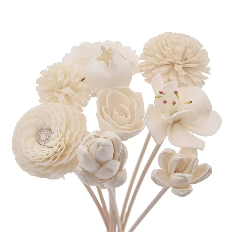 

New in Color Flower Shape No Fire Aromatherapy Rattan For Reed Diffuser Replacement Sticks Home Bathroom Decoration christmas de