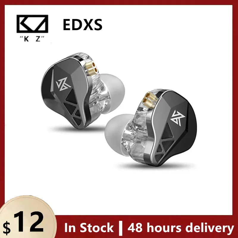 Наушники KZ EDXS, басовые наушники-вкладыши, наушники-вкладыши с монитором, Спортивная шумоподавляющая HIFI гарнитура EDX PRO EDS ZSNPRO ZS10PRO EDC