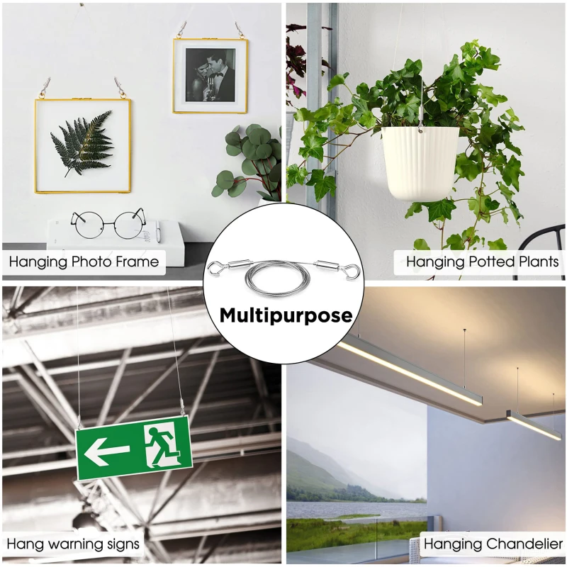 Регулируемый автоматический Проволочный Трос пружинный крюк бельевая линия