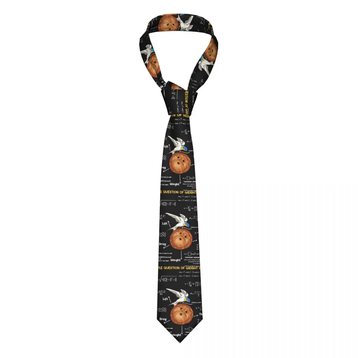 

A Simple Question Math Teacher Men Women Neckties Skinny Polyester 8 cm Monty Python Neck Ties Shirt Accessories Cravat Wedding