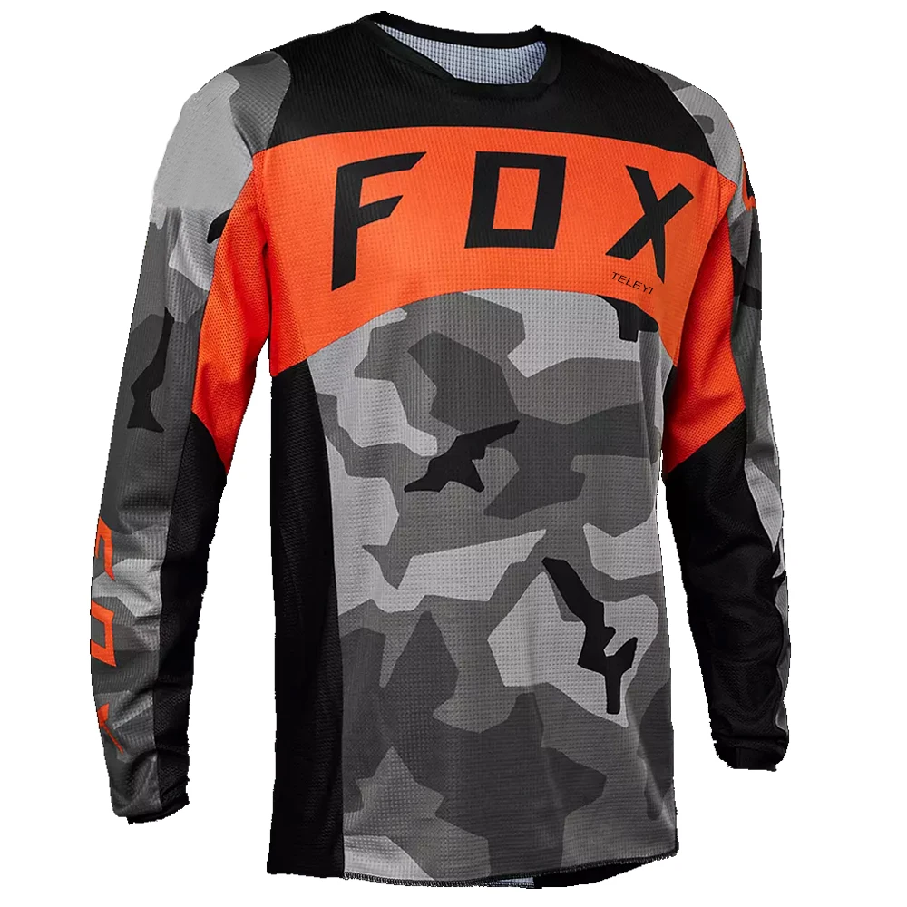 

Mtb Motocross Jersey FOX TELEYI Maillot DH Cycling Downhill Jersey Racing Moto Long Cycling Jersey Mountain Sweatshirt