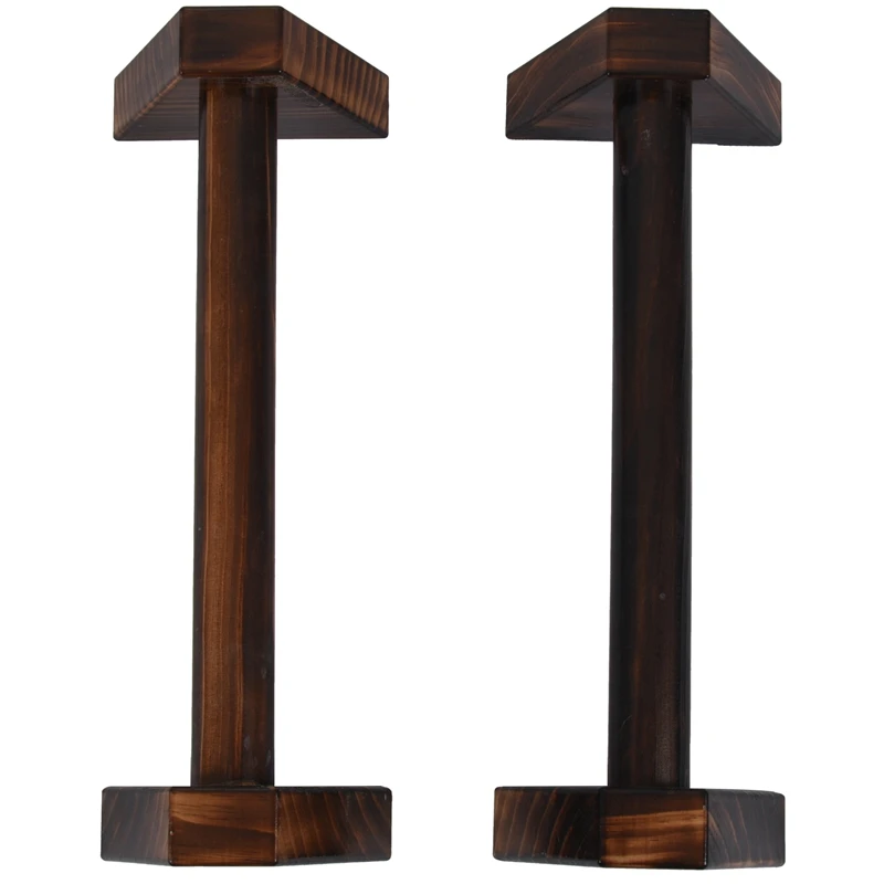 

40CM Wooden Push Up Stands Handstand Bracket Balance Parallel Bar Body Building Fitness Equipments