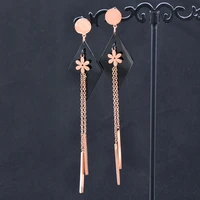 leeker stainless steel earrings for women gold color summer jewelry earrings 2022 fashion jewelry 2022 new arrival 180 lk2