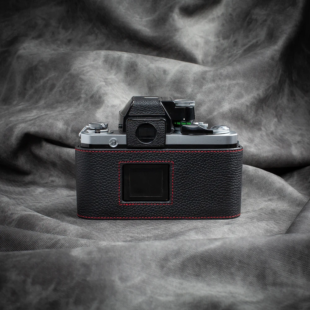 Фото Для Nikon F2 F2S F2A F2AS кожаный чехол для камеры защитный чехол ручной работы из натуральной кожи половина чехла для камеры сумка №2