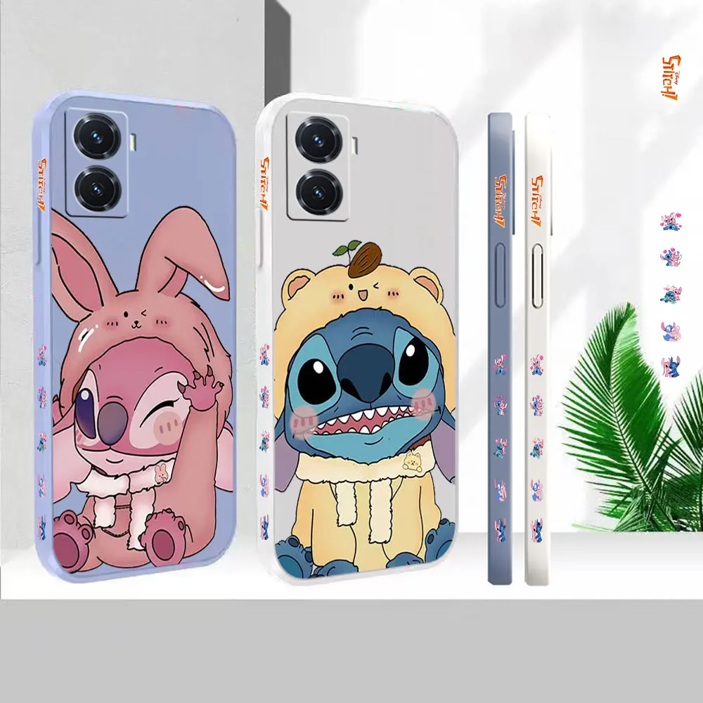 

Case For VIVO Y93 Y85 Y83 Y77E Y77 Y76S Y73S Y71T Y66 Y55S Y53S Y52S Y51S Y50 Y35 Y33S Y31 Y30 Lilo Cute Stitch Angel Cover Capa