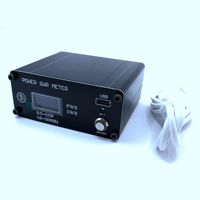 Повышение продаж! Измеритель мощности SWR 0,5-12 Вт 1,6-50 МГц для коротковолнового радио QRP USDX MCHF SDR с дисплеем OLED12864.