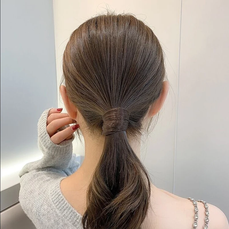 Модная плетеная резинка для волос женщин резинки в Корейском стиле девочек