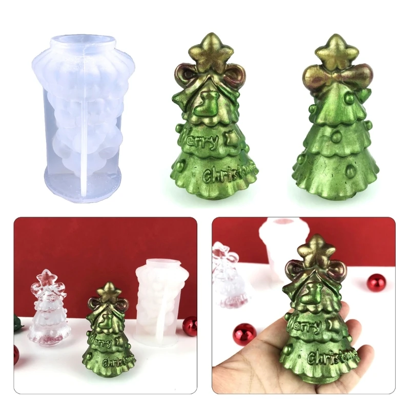 

Christmas Tree Resin Mold for DIY Crafts Home Decorations