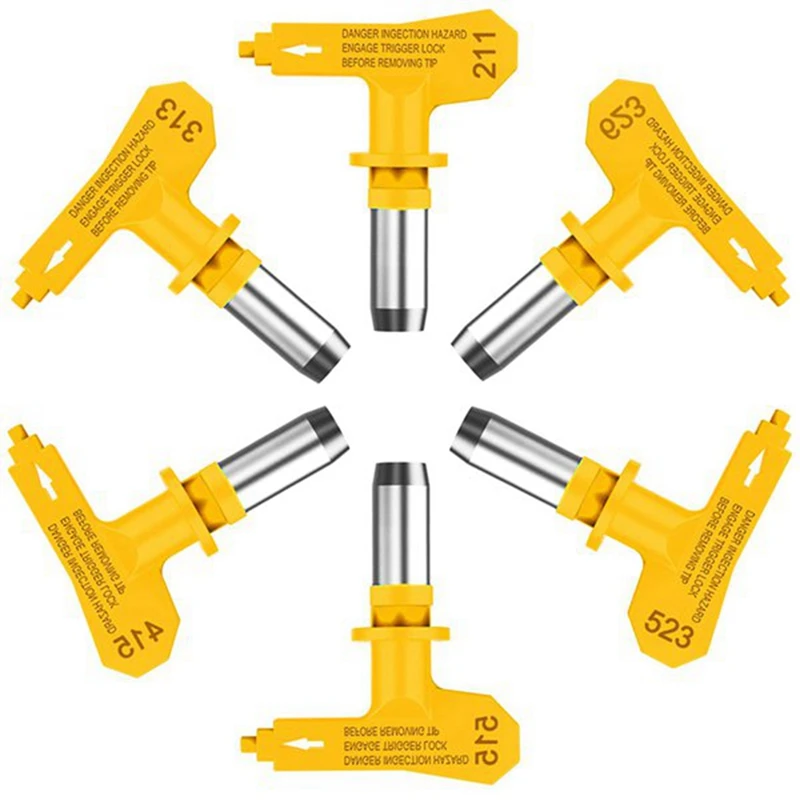 Набор безвоздушных сопел и фильтров для краски насадки распылительной машины