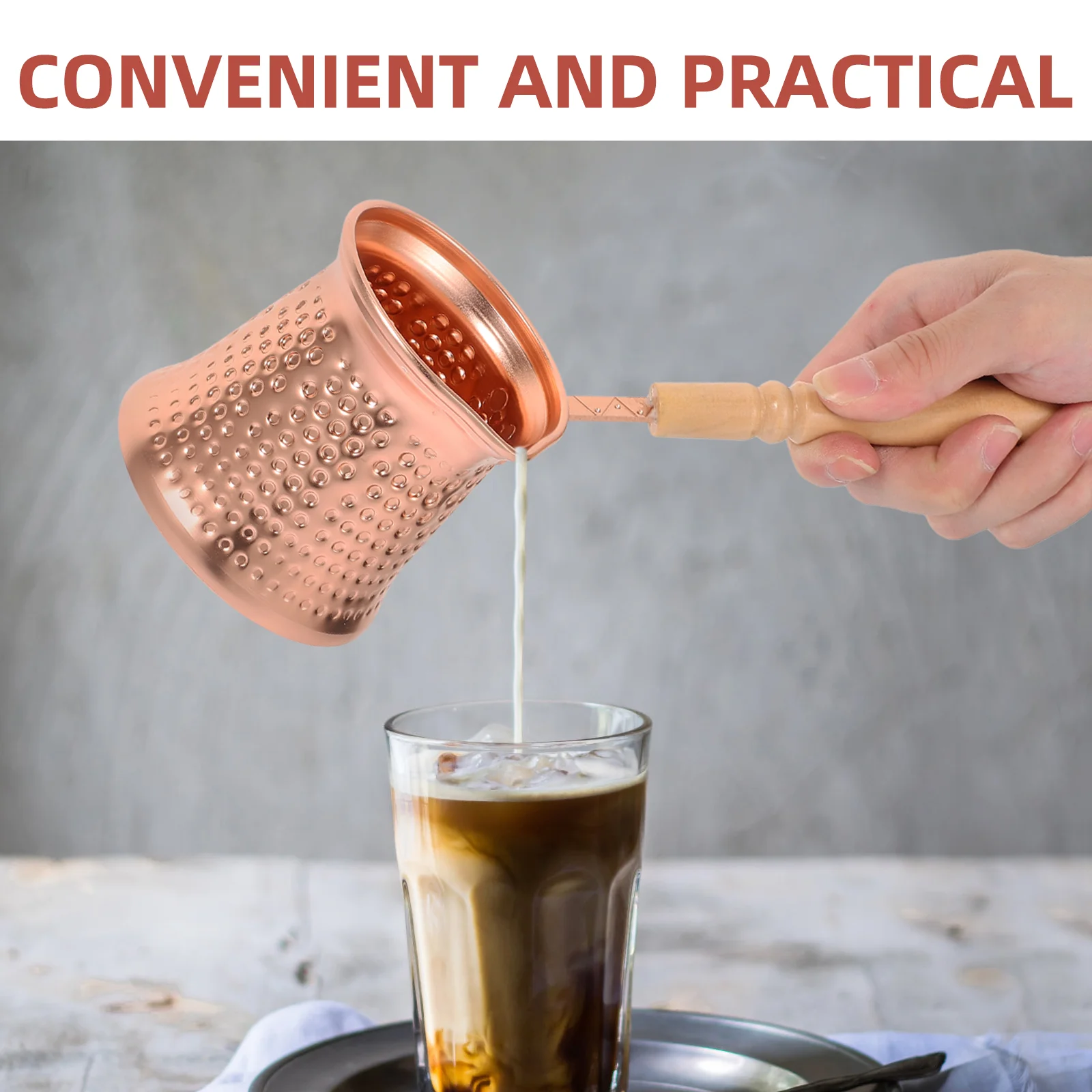 Кофейник эргономичный бытовой Повседневный для эспрессо подогрева молока