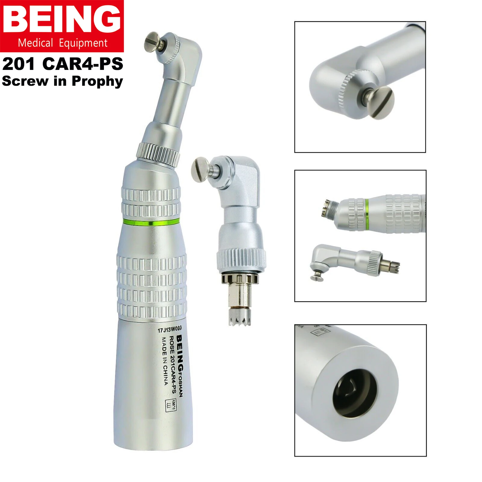 

BEING Dental Prophy 4:1 Low Speed Contra Angle Handpiece Screw-in for NSK KaVo