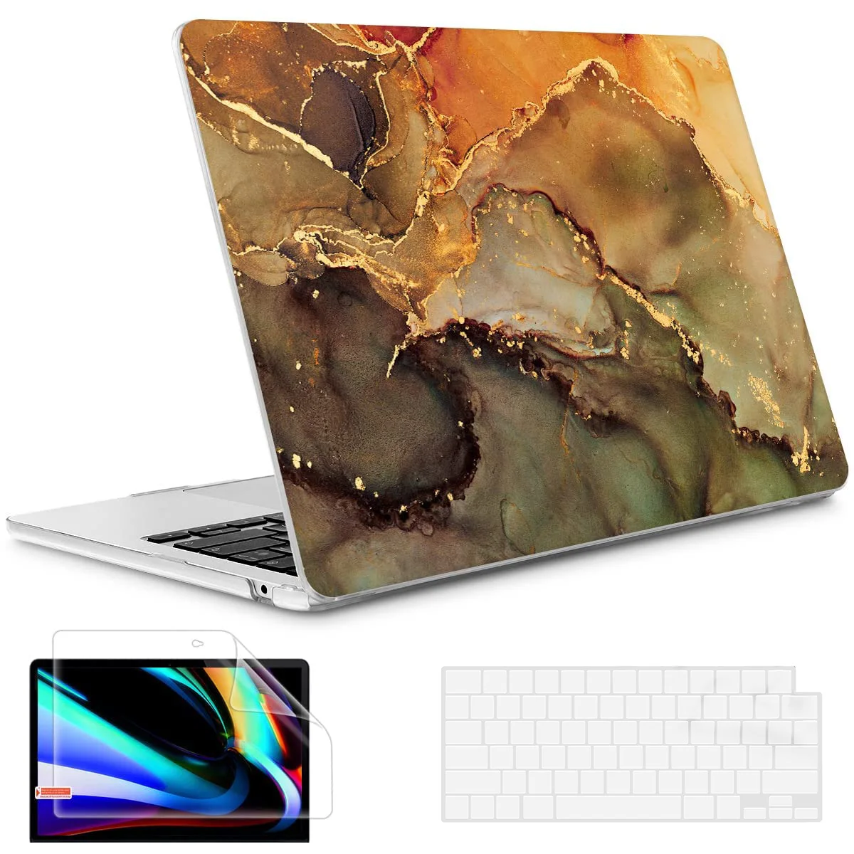 Чехол для ноутбука MacBook 11 13 14 15 16 дюймов Pro 2 A2442 A2779 Mac book Air 3 M2 6 A2681 Защитный чехол