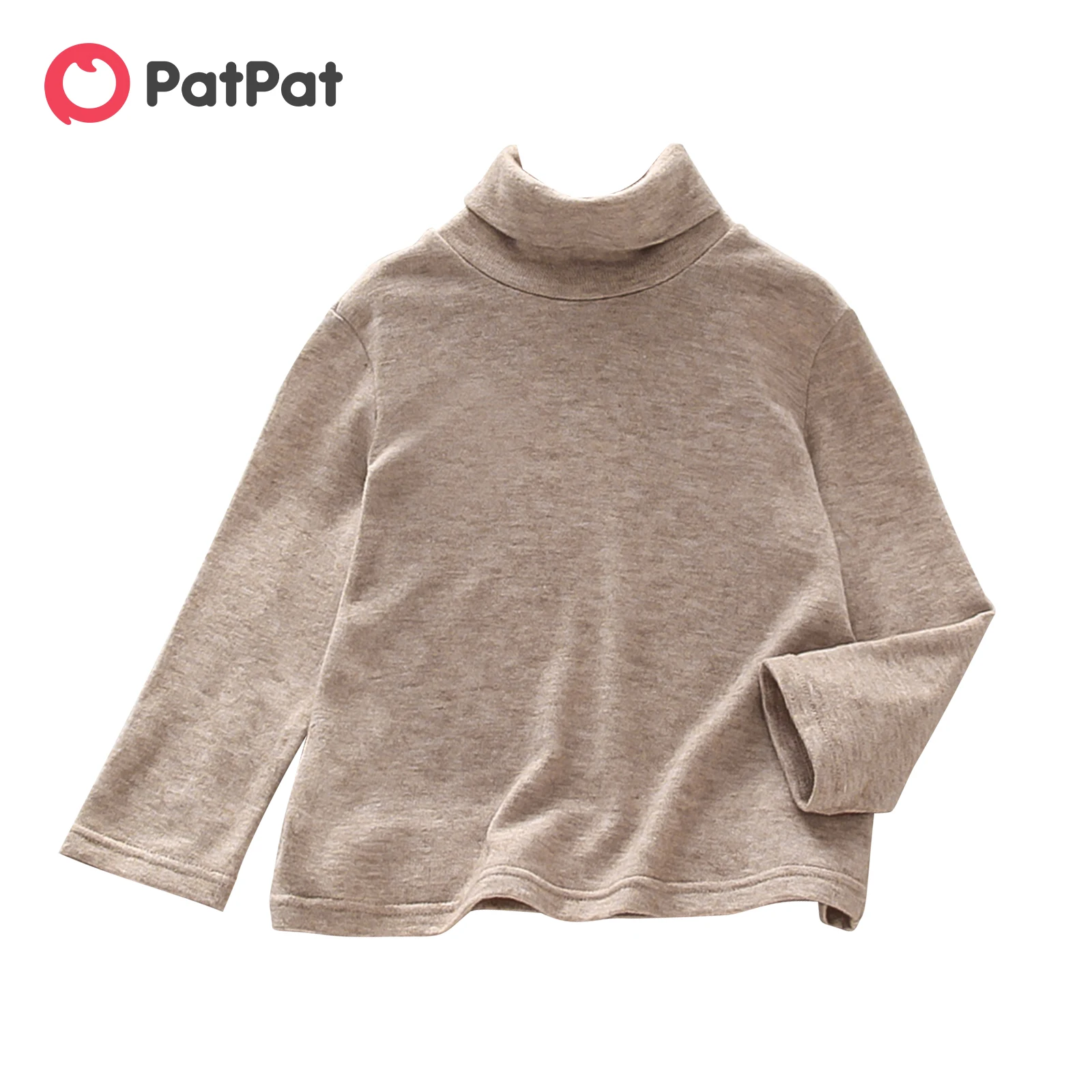 

PatPat Toddler Girl/Boy Sweater Turtleneck Cashmere Solid Knit Sweaters for Kids Baby Girl Clothes