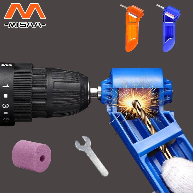 

Grinding Wheel Drill Bit Sharpener Hand Tools Nail Drill Bits Set Sharpener For Steps Dremel Drill Accessories Abrasive Tools
