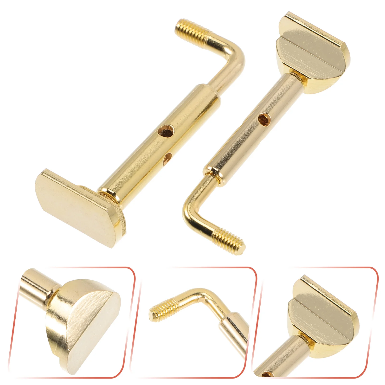 

2pcs Violin Chin Rest Screw Violin Replacement Part Fitting Screws for Violin