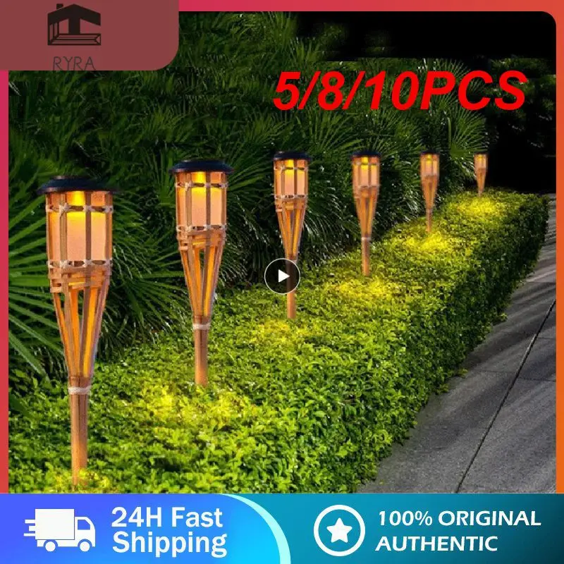 

5/8/10PCS Interactive Lighting For Outdoor Landscapes Underground Lamp Dancing Flames Design Solid Product Quality Waterproof